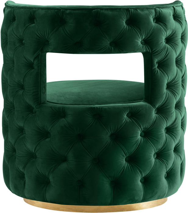 Theo Green Velvet Accent Chair - Royal Furniture & Gifts (MI) - Multi Location