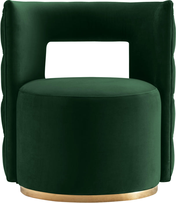 Theo Green Velvet Accent Chair - Royal Furniture & Gifts (MI) - Multi Location