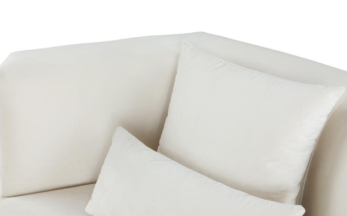 Marquis Cream Velvet Sofa - Royal Furniture & Gifts (MI) - Multi Location