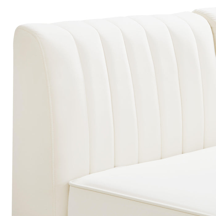Alina Cream Velvet Modular Sectional - Royal Furniture & Gifts (MI) - Multi Location