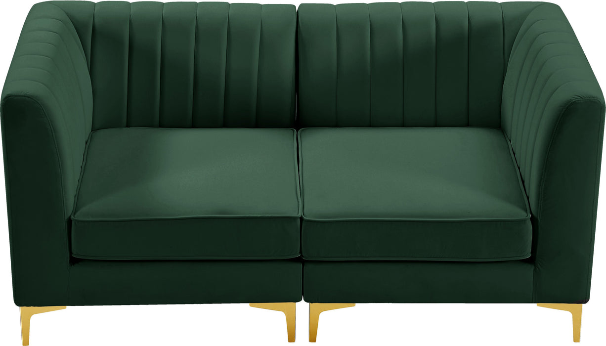 Alina Green Velvet Modular Sectional - Royal Furniture & Gifts (MI) - Multi Location