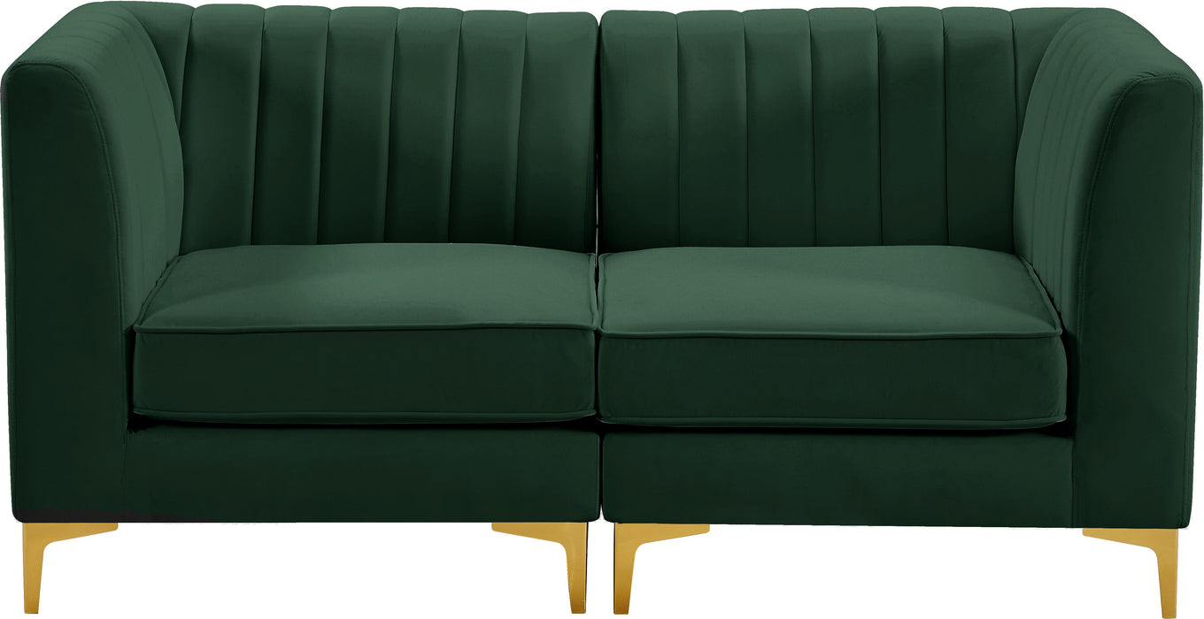Alina Green Velvet Modular Sectional - Royal Furniture & Gifts (MI) - Multi Location