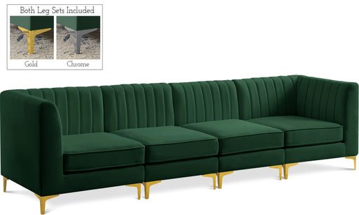 Alina Green Velvet Modular Sectional - Royal Furniture & Gifts (MI) - Multi Location