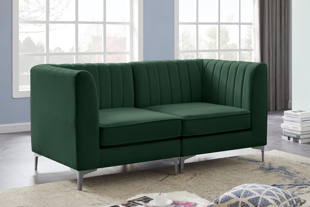 Alina Green Velvet Modular Sectional - Royal Furniture & Gifts (MI) - Multi Location