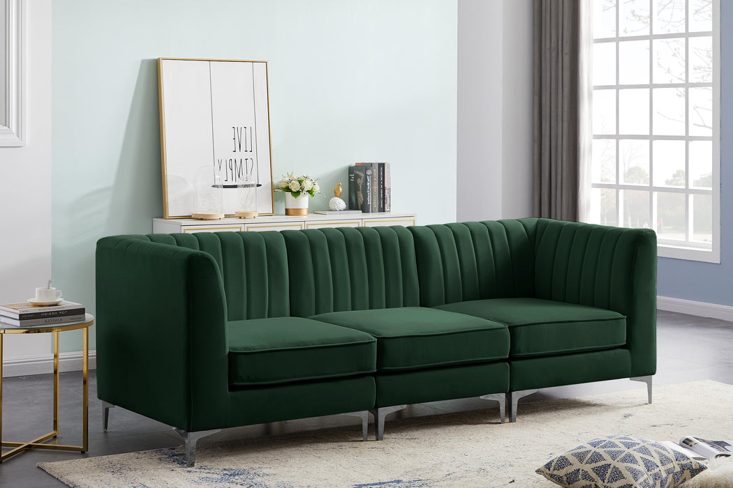 Alina Green Velvet Modular Sectional - Royal Furniture & Gifts (MI) - Multi Location