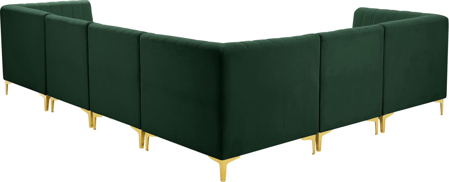 Alina Green Velvet Modular Sectional - Royal Furniture & Gifts (MI) - Multi Location