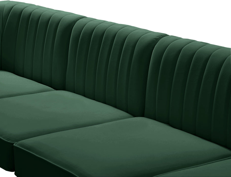 Alina Green Velvet Modular Sectional - Royal Furniture & Gifts (MI) - Multi Location