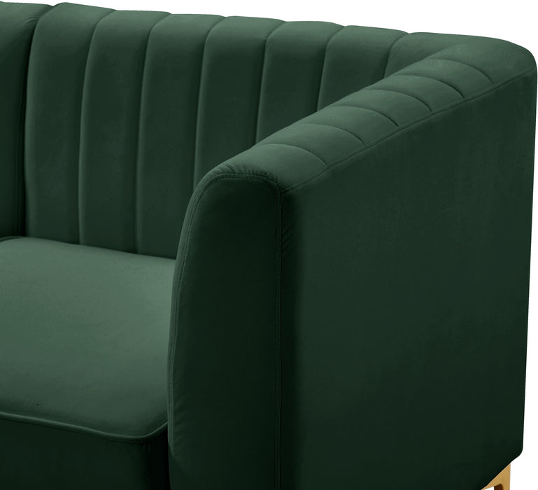 Alina Green Velvet Modular Sectional - Royal Furniture & Gifts (MI) - Multi Location