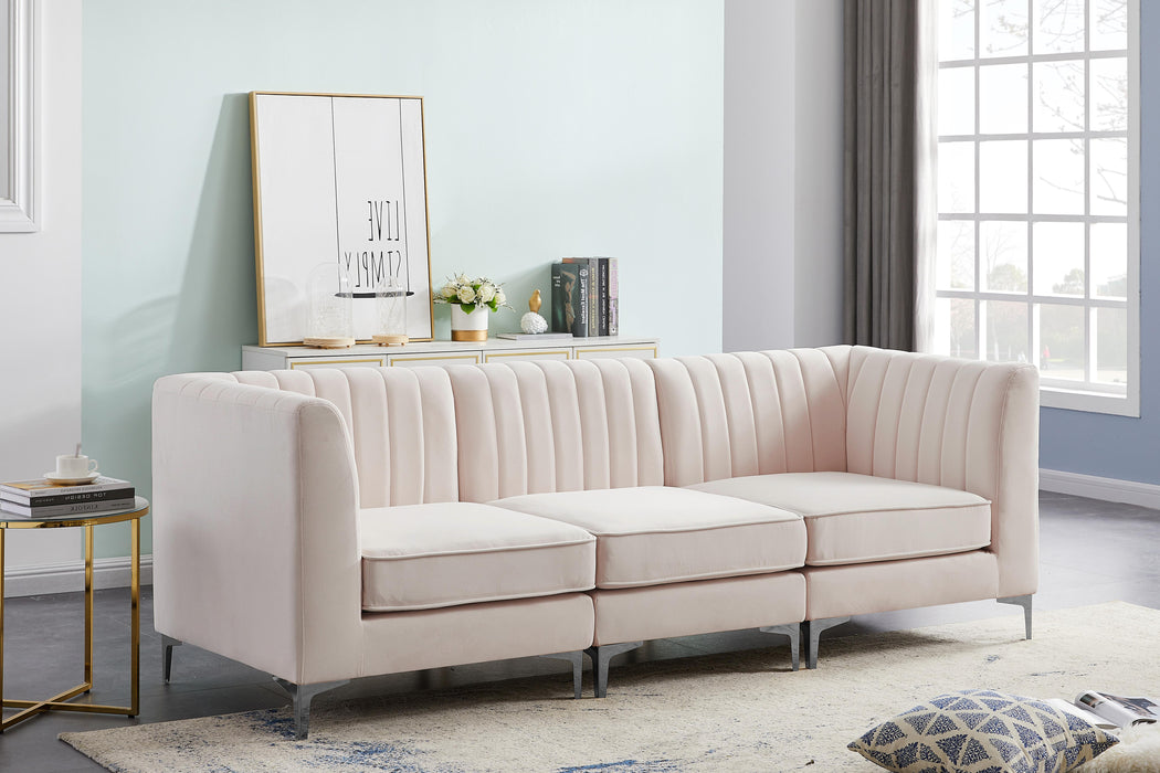 Alina Pink Velvet Modular Sectional - Royal Furniture & Gifts (MI) - Multi Location