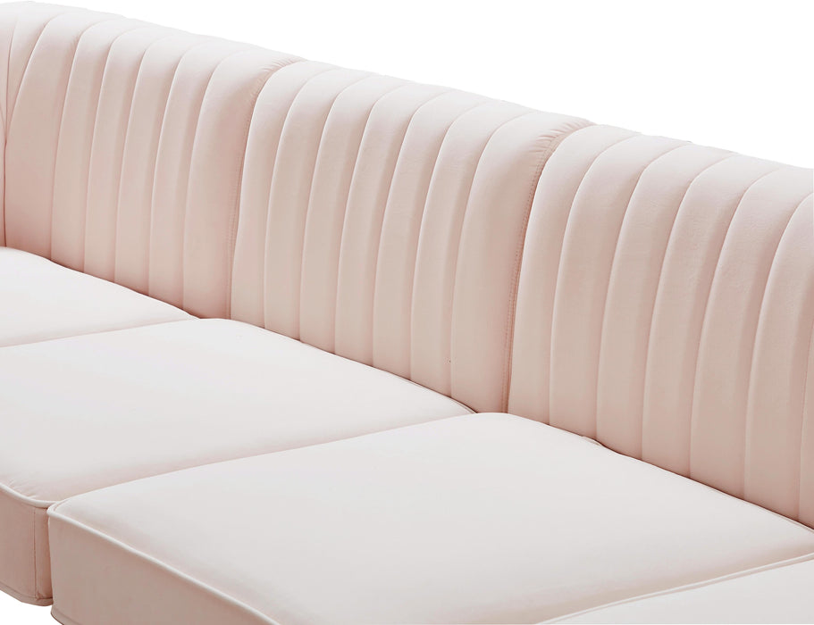 Alina Pink Velvet Modular Sectional - Royal Furniture & Gifts (MI) - Multi Location