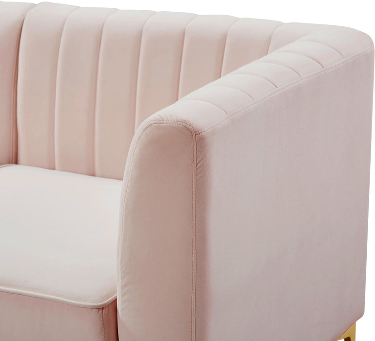 Alina Pink Velvet Modular Sectional - Royal Furniture & Gifts (MI) - Multi Location