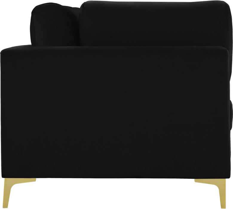 Julia Black Velvet Modular Sofa (4 Boxes) - Royal Furniture & Gifts (MI) - Multi Location