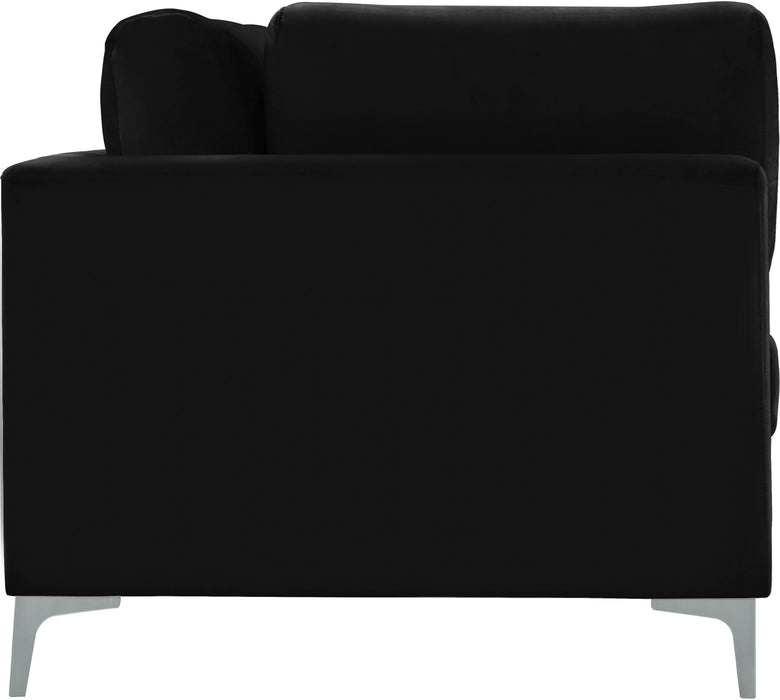 Julia Black Velvet Modular Sofa - Royal Furniture & Gifts (MI) - Multi Location