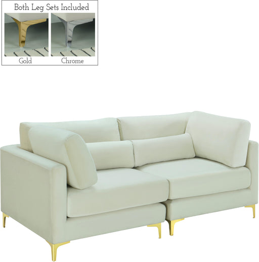 Julia Cream Velvet Modular Sofa - Royal Furniture & Gifts (MI) - Multi Location