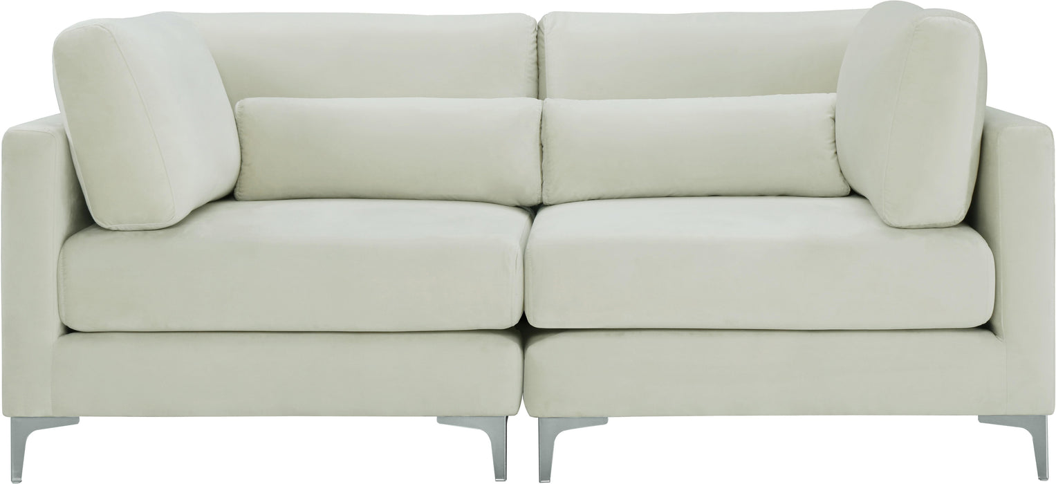 Julia Cream Velvet Modular Sofa - Royal Furniture & Gifts (MI) - Multi Location
