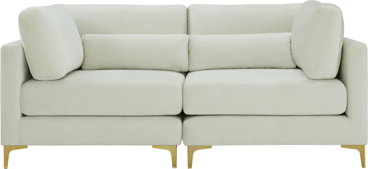 Julia Cream Velvet Modular Sofa - Royal Furniture & Gifts (MI) - Multi Location