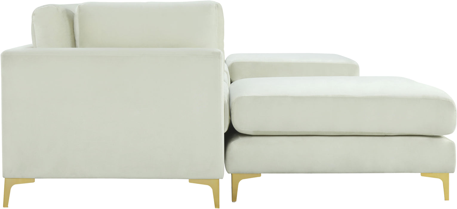 Julia Cream Velvet Modular Sectional (6 Boxes) - Royal Furniture & Gifts (MI) - Multi Location