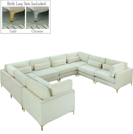 Julia Cream Velvet Modular Sectional (8 Boxes) - Royal Furniture & Gifts (MI) - Multi Location