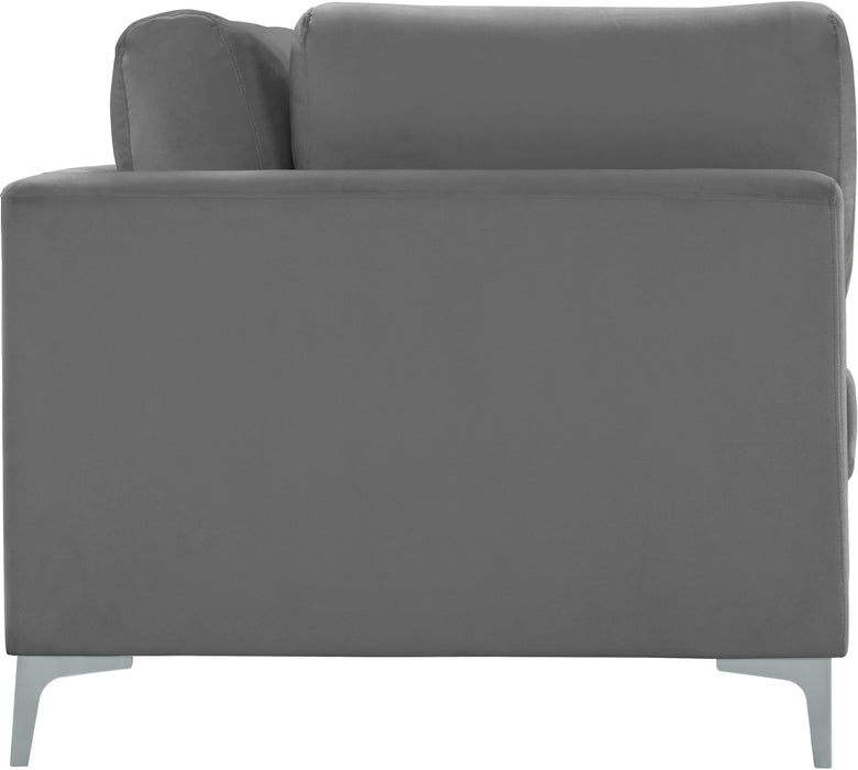 Julia Grey Velvet Modular Sofa (3 Boxes) - Royal Furniture & Gifts (MI) - Multi Location