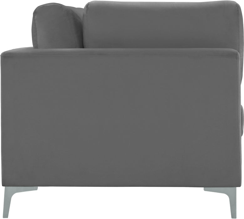 Julia Grey Velvet Modular Sofa - Royal Furniture & Gifts (MI) - Multi Location