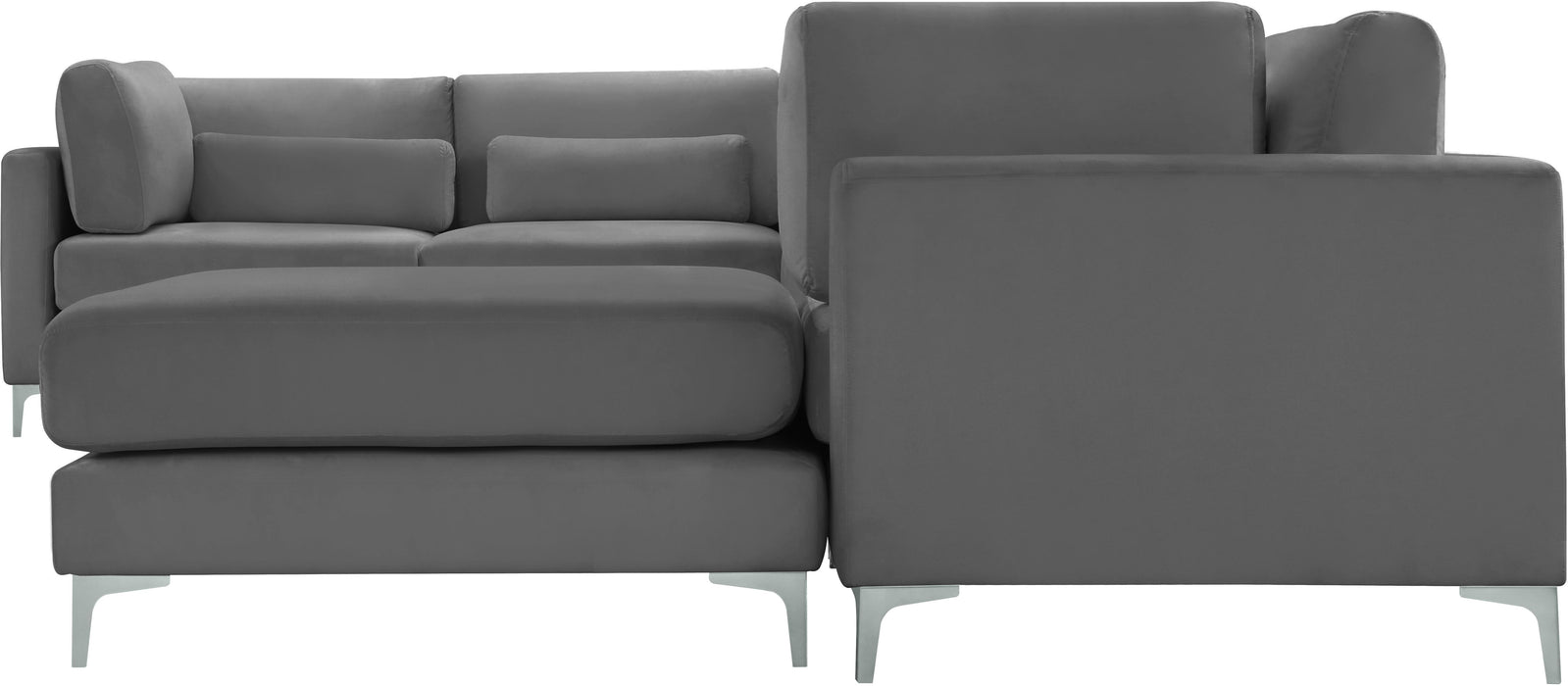 Julia Grey Velvet Modular Sectional (7 Boxes) - Royal Furniture & Gifts (MI) - Multi Location