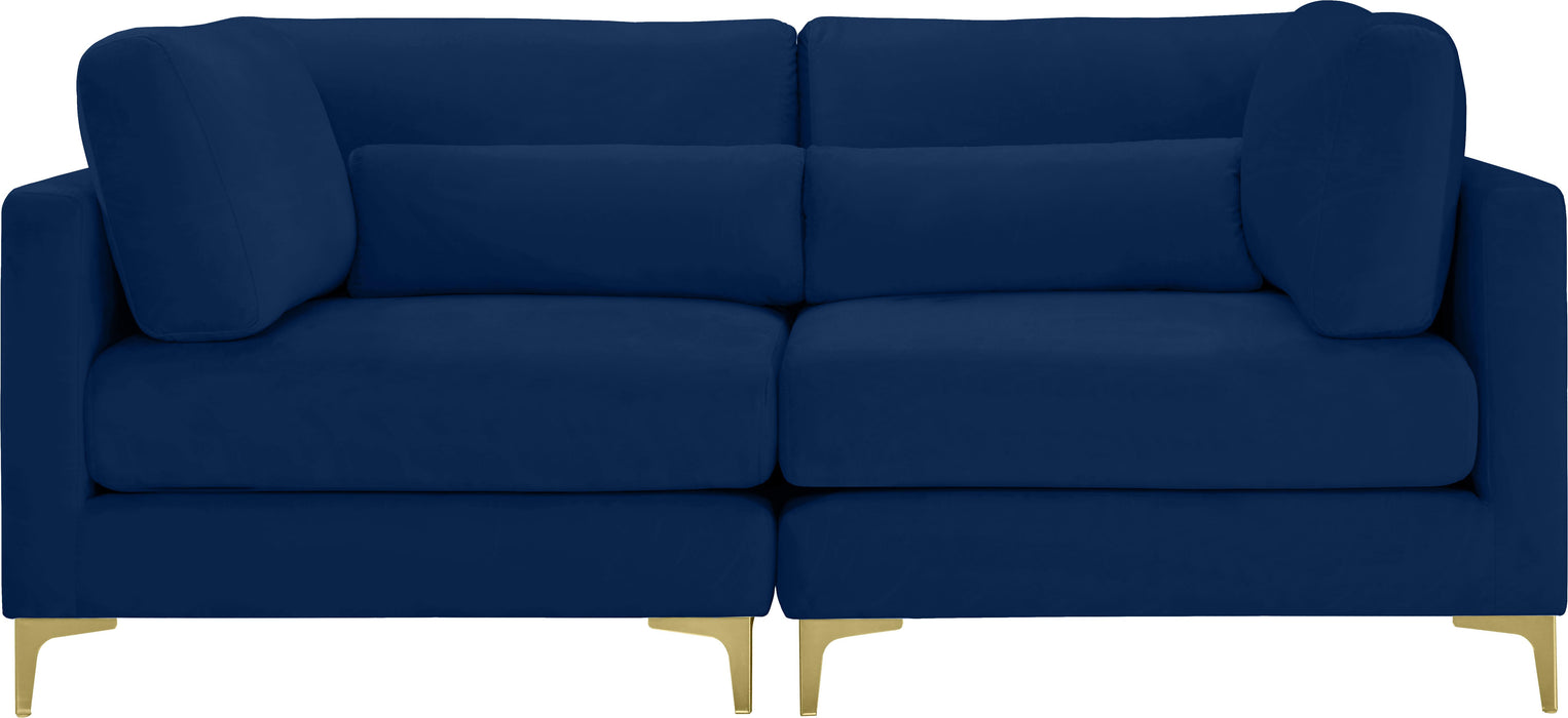 Julia Navy Velvet Modular Sofa - Royal Furniture & Gifts (MI) - Multi Location