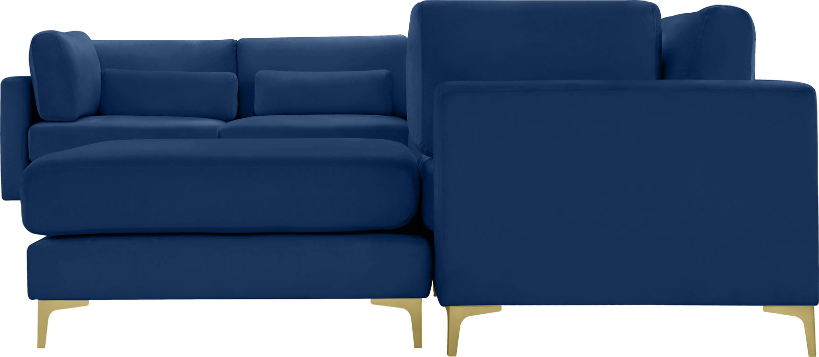 Julia Navy Velvet Modular Sectional (7 Boxes) - Royal Furniture & Gifts (MI) - Multi Location