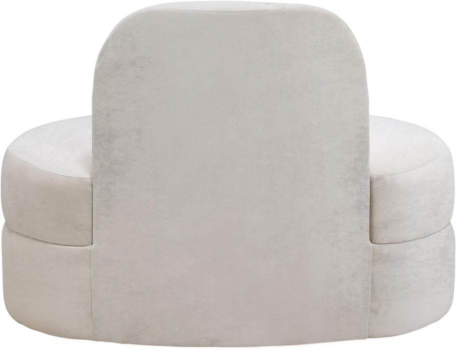 Mitzy Cream Velvet Chair - Royal Furniture & Gifts (MI) - Multi Location