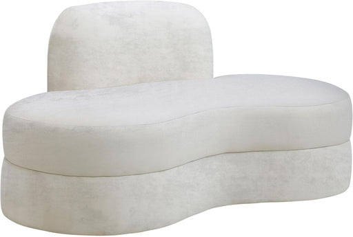 Mitzy Cream Velvet Loveseat - Royal Furniture & Gifts (MI) - Multi Location