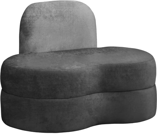 Mitzy Grey Velvet Chair - Royal Furniture & Gifts (MI) - Multi Location