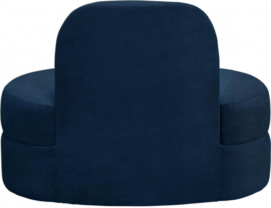 Mitzy Navy Velvet Chair - Royal Furniture & Gifts (MI) - Multi Location
