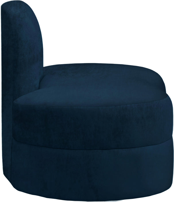 Mitzy Navy Velvet Chair - Royal Furniture & Gifts (MI) - Multi Location