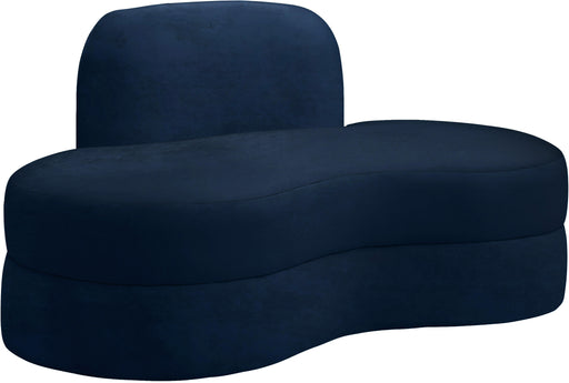 Mitzy Navy Velvet Loveseat - Royal Furniture & Gifts (MI) - Multi Location