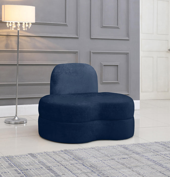 Mitzy Navy Velvet Chair - Royal Furniture & Gifts (MI) - Multi Location