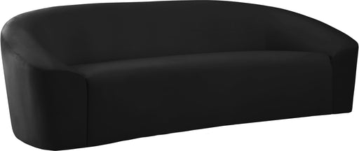 Riley Black Velvet Sofa - Royal Furniture & Gifts (MI) - Multi Location