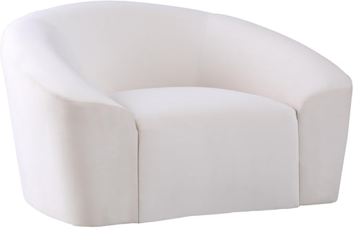 Riley Cream Velvet Chair - Royal Furniture & Gifts (MI) - Multi Location
