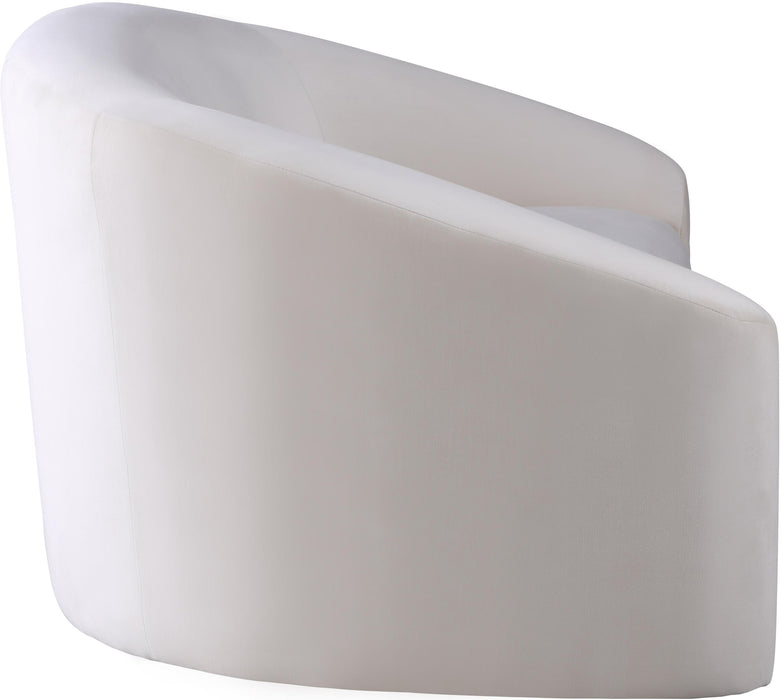 Riley Cream Velvet Sofa - Royal Furniture & Gifts (MI) - Multi Location