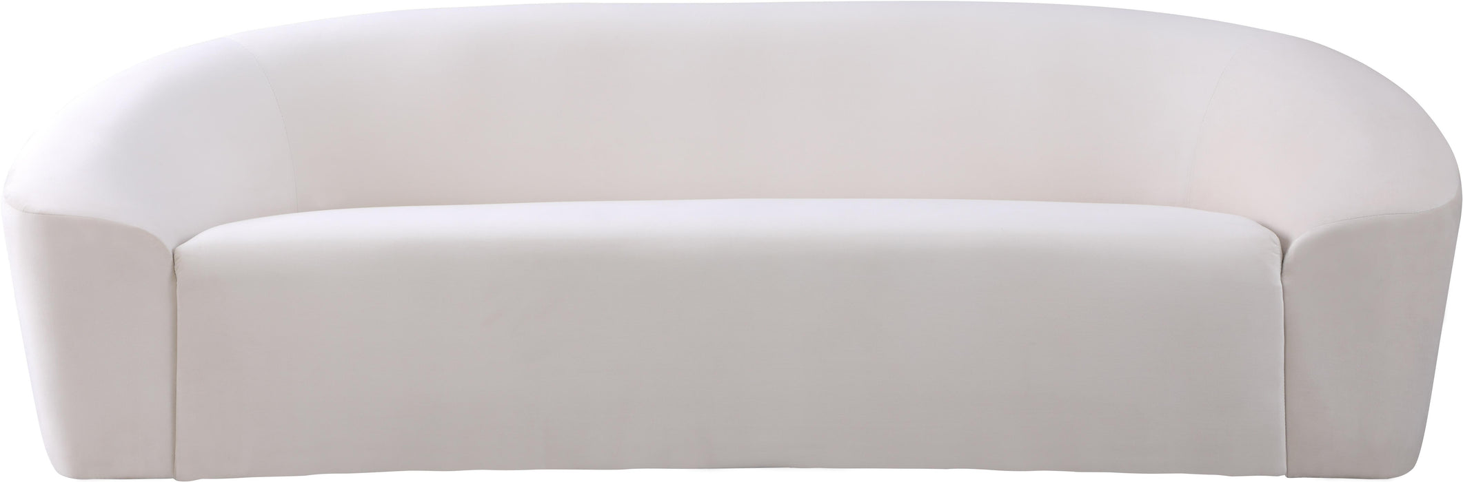 Riley Cream Velvet Sofa - Royal Furniture & Gifts (MI) - Multi Location
