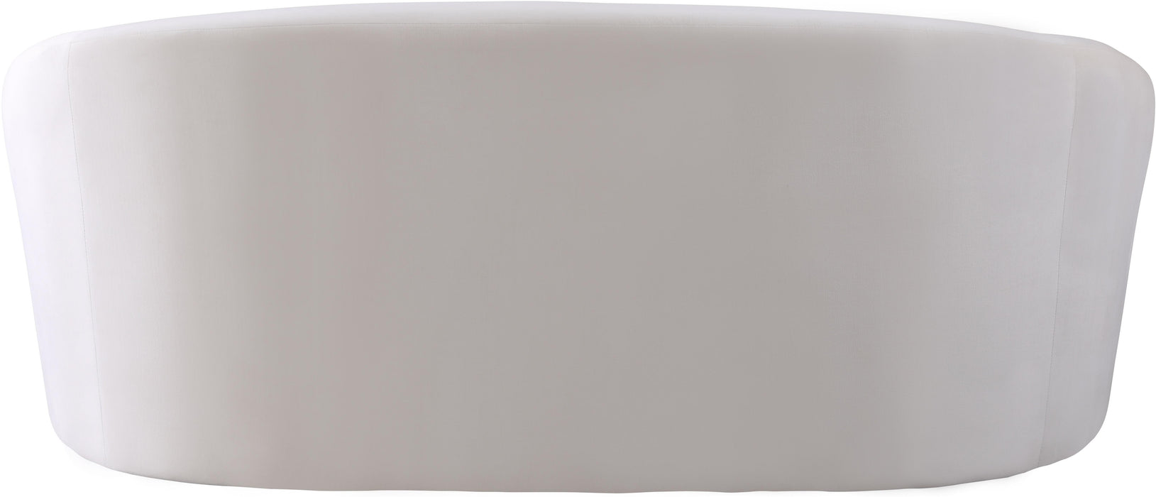 Riley Cream Velvet Loveseat - Royal Furniture & Gifts (MI) - Multi Location