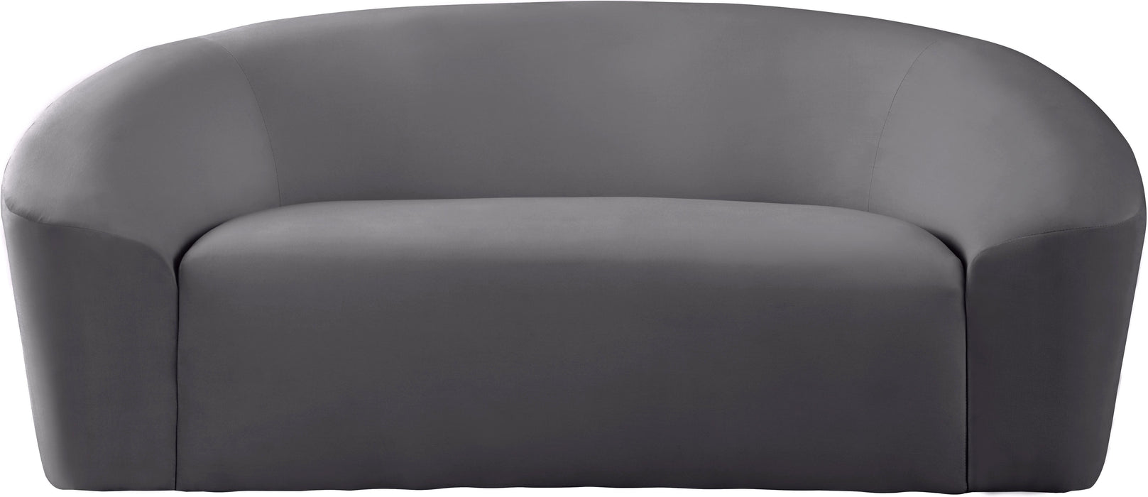 Riley Grey Velvet Loveseat - Royal Furniture & Gifts (MI) - Multi Location