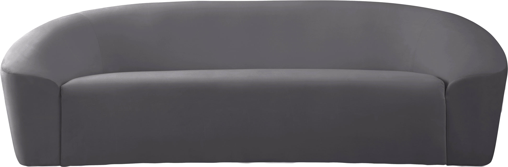 Riley Grey Velvet Sofa - Royal Furniture & Gifts (MI) - Multi Location