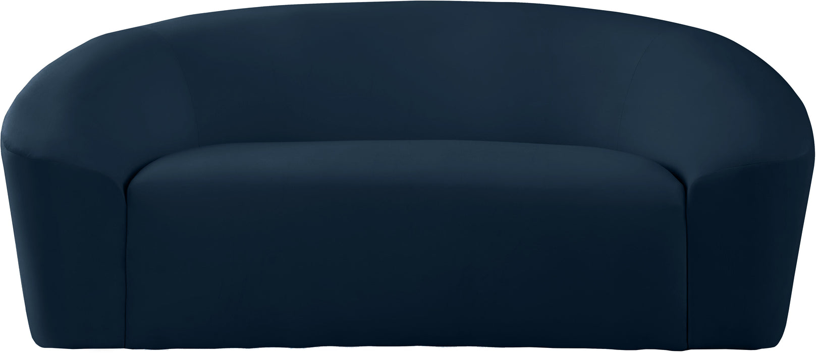 Riley Navy Velvet Loveseat - Royal Furniture & Gifts (MI) - Multi Location