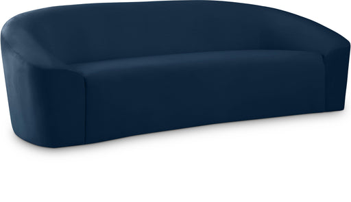 Riley Navy Velvet Sofa - Royal Furniture & Gifts (MI) - Multi Location
