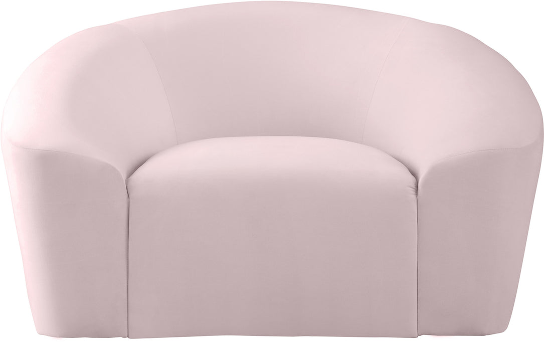 Riley Pink Velvet Chair - Royal Furniture & Gifts (MI) - Multi Location