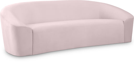 Riley Pink Velvet Sofa - Royal Furniture & Gifts (MI) - Multi Location
