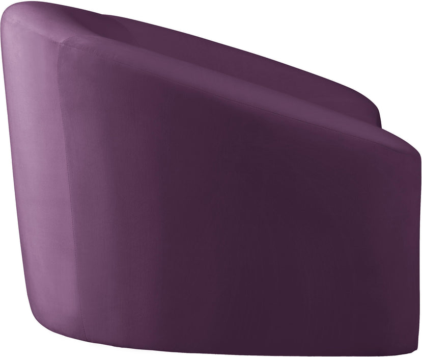 Riley Purple Velvet Chair - Royal Furniture & Gifts (MI) - Multi Location