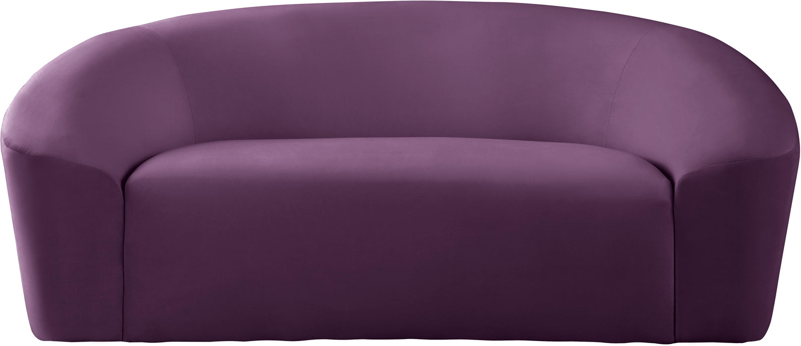 Riley Purple Velvet Loveseat - Royal Furniture & Gifts (MI) - Multi Location