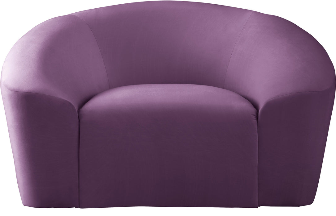 Riley Purple Velvet Chair - Royal Furniture & Gifts (MI) - Multi Location