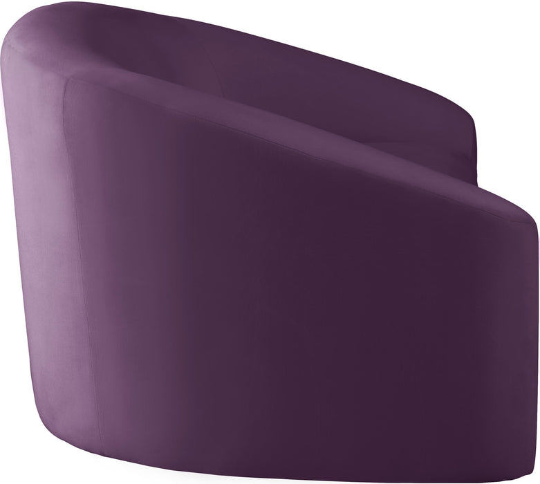 Riley Purple Velvet Sofa - Royal Furniture & Gifts (MI) - Multi Location