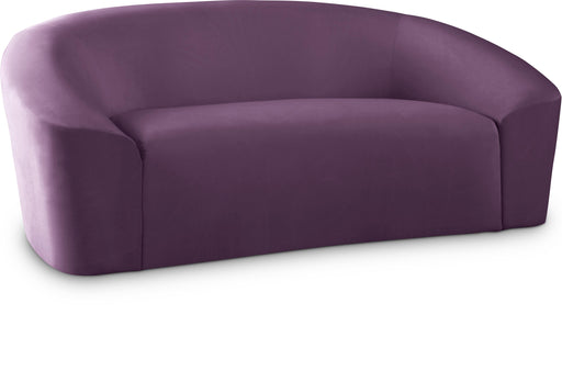 Riley Purple Velvet Loveseat - Royal Furniture & Gifts (MI) - Multi Location
